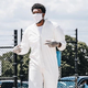 Joel Embiid wasn’t taking any chances upon his arrival in Orlando, Fla.